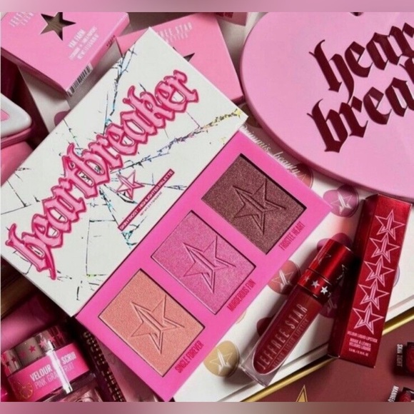 Jeffree Star Heartbreaker SkinFrost Highlighter Palette NIB. Discontinued - Picture 1 of 3